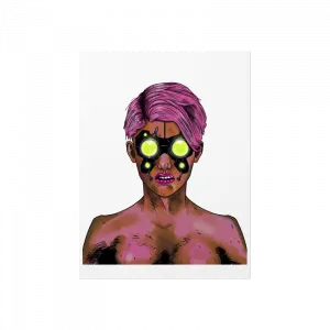 The Portrait of Cyberpunkgirl. Poster Ürün Görseli