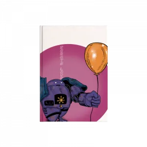 Lovely robot Kanvas Defter Ürün Görseli