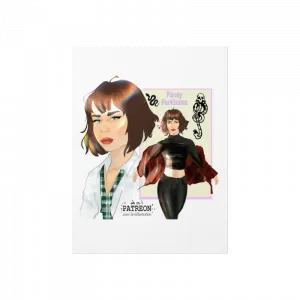 Pansy Parkinson Fanart I Harry potter ürünleri Poster Ürün Görseli