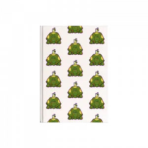 Kaplumbağa Coco Kanvas Defter Ürün Görseli