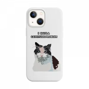 I Have a Cattitude Problem iPhone Kılıf Ürün Görseli