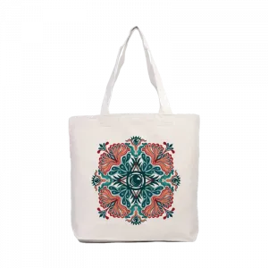 Evil Eye Pattern Kanvas Çanta Ürün Görseli