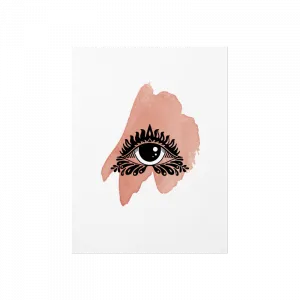 Evil Eye Pink Poster Ürün Görseli