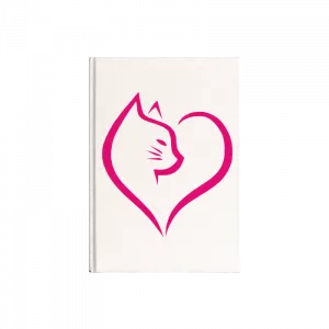 cat love Kanvas Defter Ürün Görseli