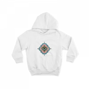 Minimalist Oryantalist Evil Eye Çocuk Hoodie Ürün Görseli