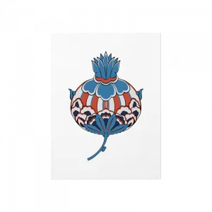 Osmanlı Nar Çinisi Poster Ürün Görseli