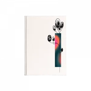 Ağaçların Arasında Kuzey Işıkları Kanvas Defter Ürün Görseli