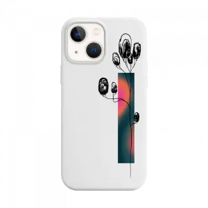 Ağaçların Arasında Kuzey Işıkları iPhone Kılıf Ürün Görseli