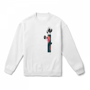 Ağaçların Arasında Kuzey Işıkları Oversize Sweatshirt Ürün Görseli