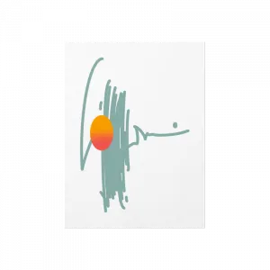 80'ler Retro Gün Doğumu Poster Ürün Görseli