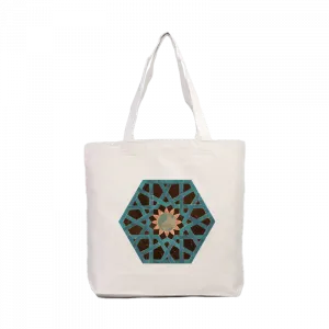 Selçuklu Çinisi Kanvas Çanta Ürün Görseli