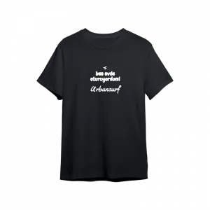 Ben evde oturuyordum Oversize Tshirt  Ürün Görseli