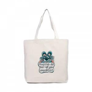 Bari 40 gün yaşayalım! Kanvas Çanta Ürün Görseli