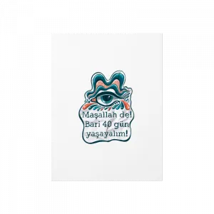 Bari 40 gün yaşayalım! Poster Ürün Görseli