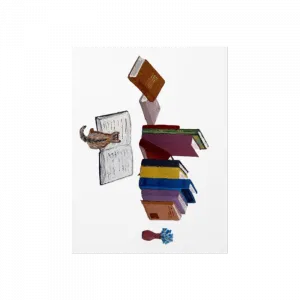 cat & book Poster Ürün Görseli