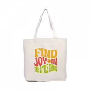 FIND JOY IN THE LITTLE THINGS Kanvas Çanta Ürün Görseli