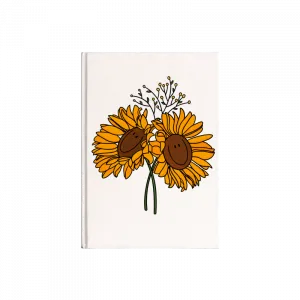 Ayçiçeği Kanvas Defter Ürün Görseli