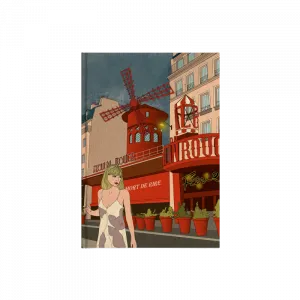 moulin rouge Kanvas Defter Ürün Görseli