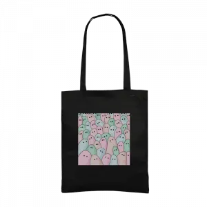 Sevimli Pastel Hayaletler: Gabardin Çanta Ürün Görseli