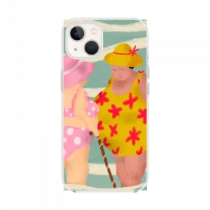 Plajda Sohbet Eden Hanımlar: Yazın Neşesi ve Dostluğun Büyüsü iPhone MagSafe Kılıf Ürün Görseli