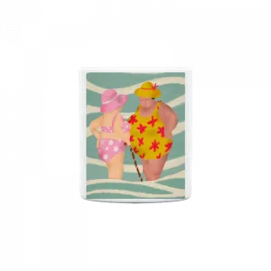 Plajda Sohbet Eden Hanımlar: Yazın Neşesi ve Dostluğun Büyüsü Kupa Ürün Görseli