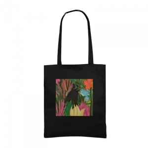 Ormanda Bir Siyah Kedi: Gizemli ve Büyülü Bir Atmosfer Gabardin Çanta Ürün Görseli