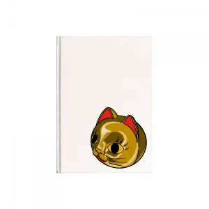 Lucky Cat Kanvas Defter Ürün Görseli