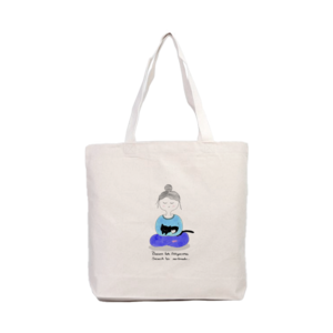 Bazen tek ihtiyacımız, sıcakcık bir sarılmadır Kanvas Çanta Ürün Görseli