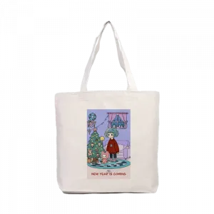 New Year Is Comıng Kanvas Çanta Ürün Görseli