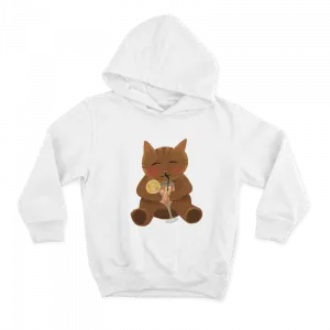 Kokteyl Içen Kedi Hoodie Ürün Görseli