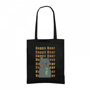 Happy Hour Kedisi  Gabardin Çanta Ürün Görseli