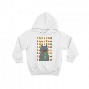 Happy Hour Kedisi  Çocuk Hoodie Ürün Görseli