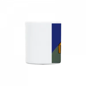 Televizyon izleyen kedi Kupa Ürün Görseli