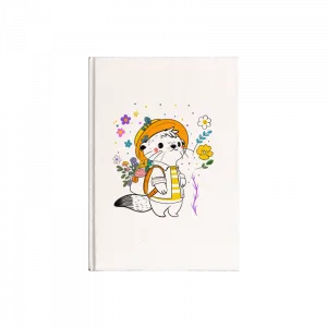 Ciceksever kuyruklu Kanvas Defter Ürün Görseli