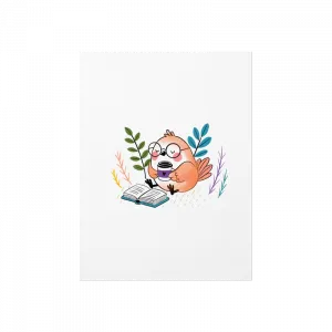 Kitap kurdu Poster Ürün Görseli