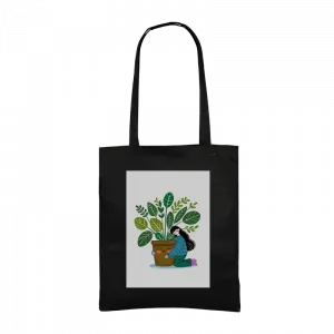 Plant lover Gabardin Çanta Ürün Görseli