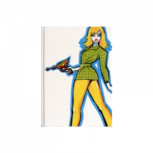 Space Girl 04 Kanvas Defter Ürün Görseli