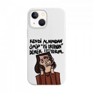 Kendi Alnımdan Öpüp iPhone Kılıf Ürün Görseli