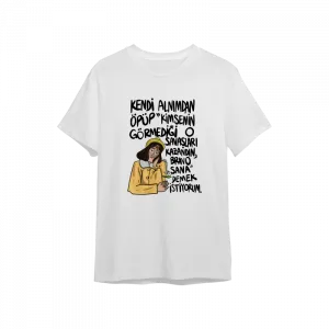 Kendi Alnımdan Öpüp-1 Oversize Tshirt Ürün Görseli