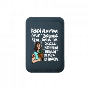 Kendi Alnımdan Öpüp-3 MagSafe Cüzdan Ürün Görseli