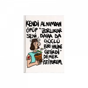 Kendi Alnımdan Öpüp-3 Kanvas Defter Ürün Görseli