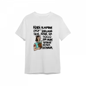 Kendi Alnımdan Öpüp-3 Oversize Tshirt  Ürün Görseli