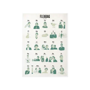 Fleabag Alphabet Poster Ürün Görseli