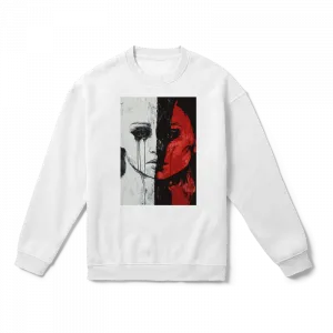 The Face of Inner Turmoil Oversize Sweatshirt Ürün Görseli
