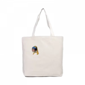 Inci Küpeli Kız Kanvas Çanta Ürün Görseli