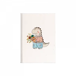 Cicekci dino  Kanvas Defter Ürün Görseli