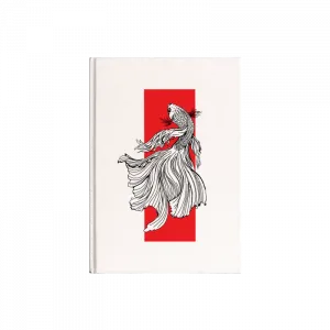 Crimson Elegance Kanvas Defter Ürün Görseli