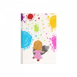 Küçük kız Kanvas Defter Ürün Görseli