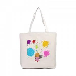 Küçük kız Kanvas Çanta Ürün Görseli