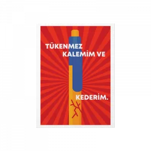 Tükenmez Kalem Poster Ürün Görseli